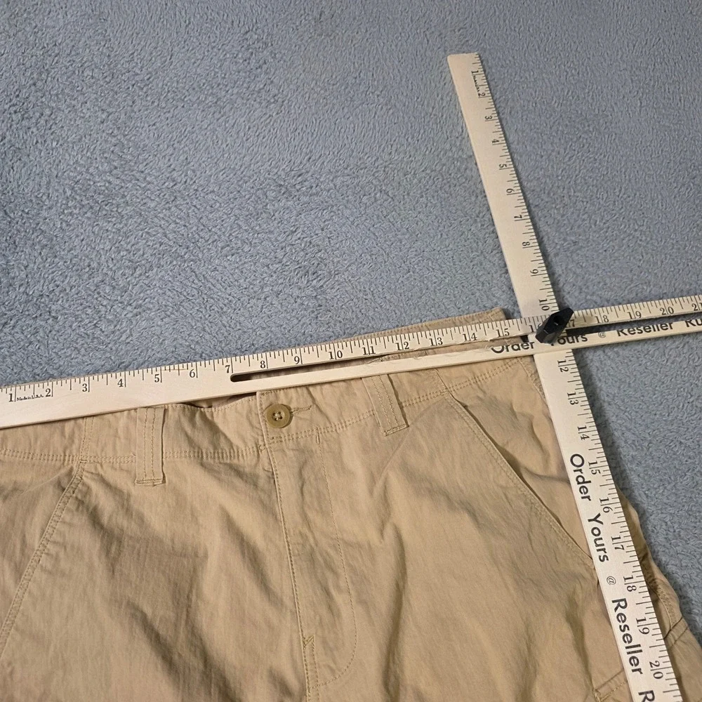The North Face Mens 30 Cargo Shorts Tan Cotton Nylon Hiking Utility AJDQ